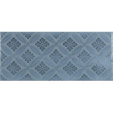 Maiolica Blue Steel Deco плитка настенная 11x25