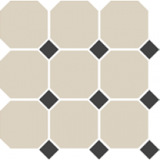 Гранит керамический 4416 OCT14-1Ch White OCTAGON 16/Black Dots 14 30x30 см