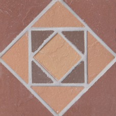 Вставка мозаичная из клинкера (на сетке)  Square/Квадрат Ecoclinker 15х15
