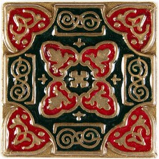 Вставка из бронзы с эмалью Kavarti Persia 1658 5x5